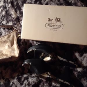 Coach bag and Coach Shoes size 8